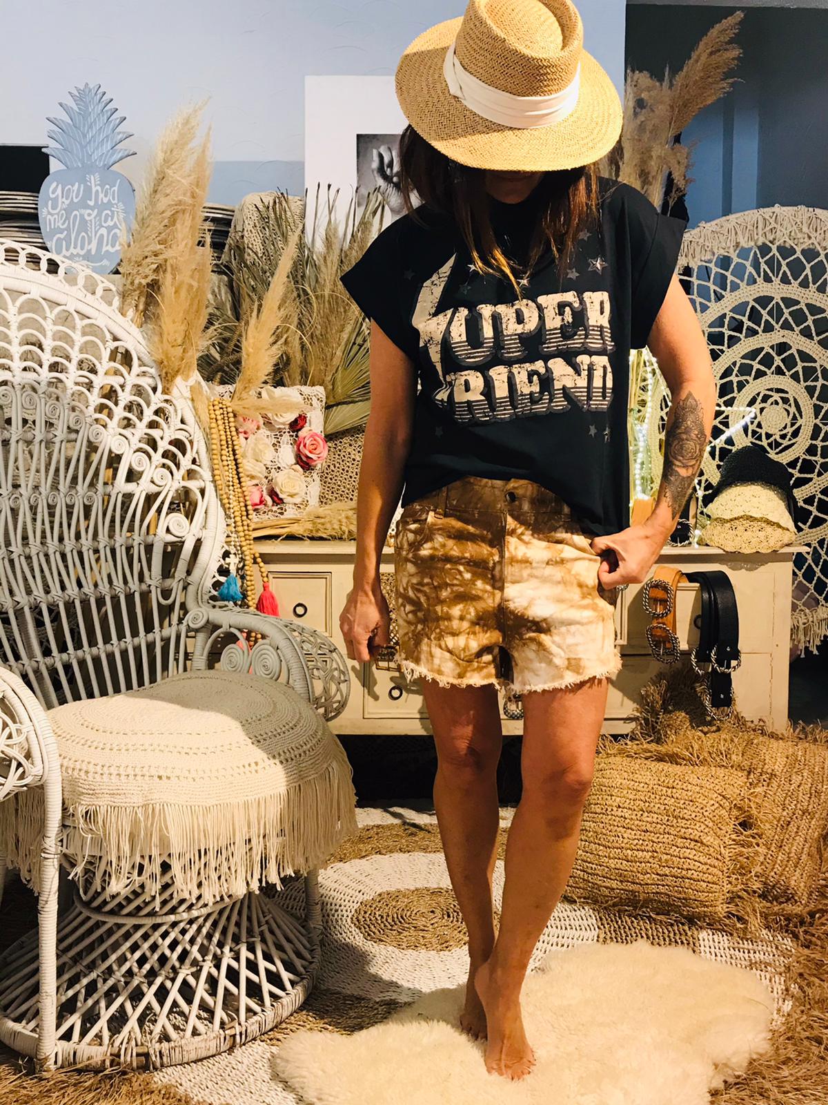 TEESHIRT SUPER FRIEND NOIR