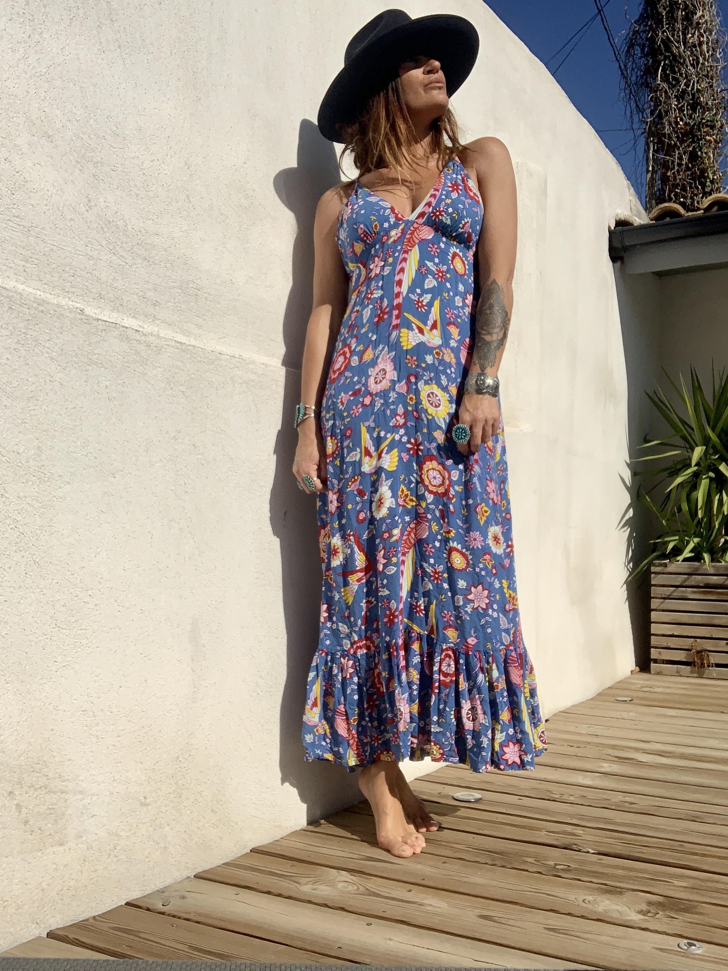 Robe Bretelles PEACKOK Blue