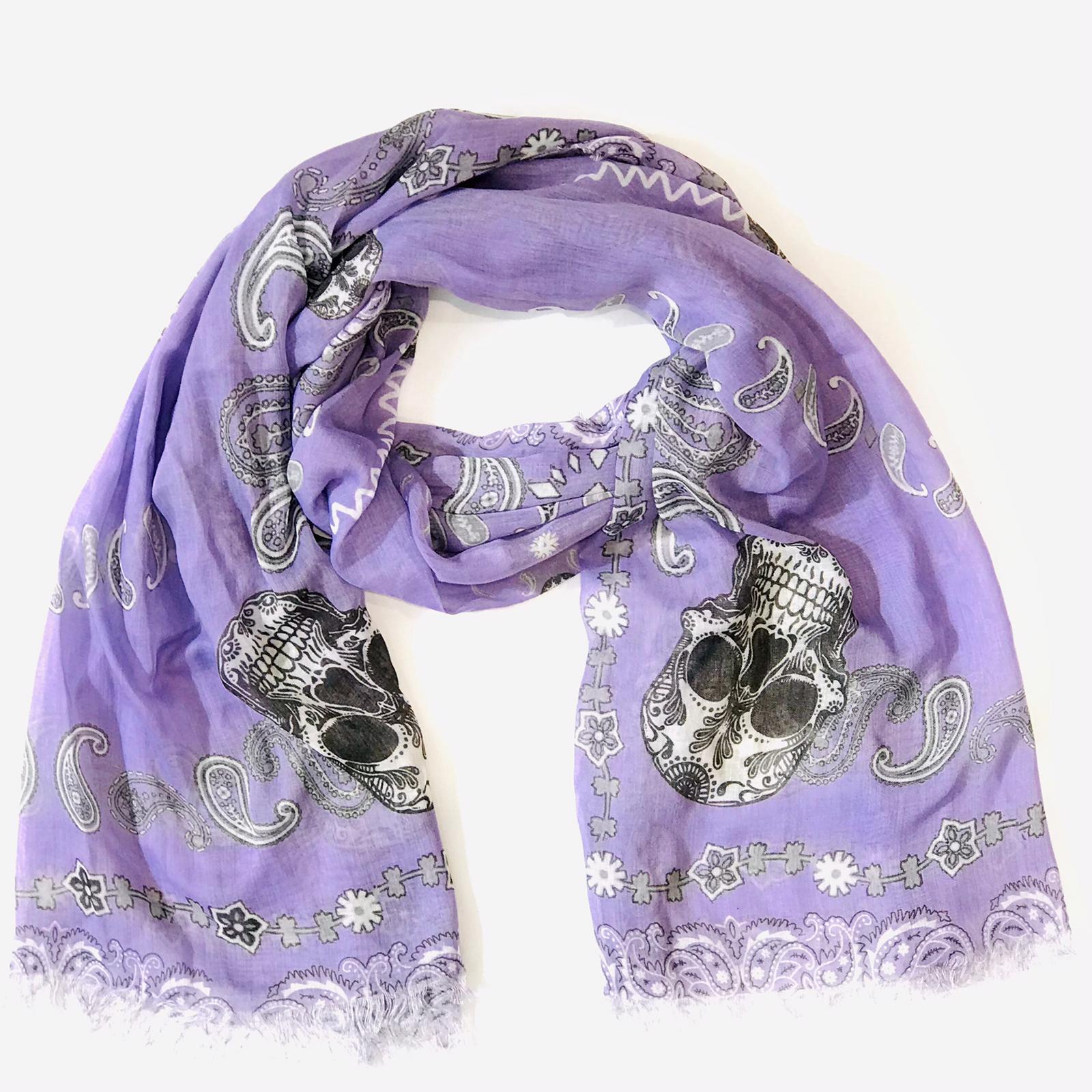 FOULARD XXL SKULL PARME