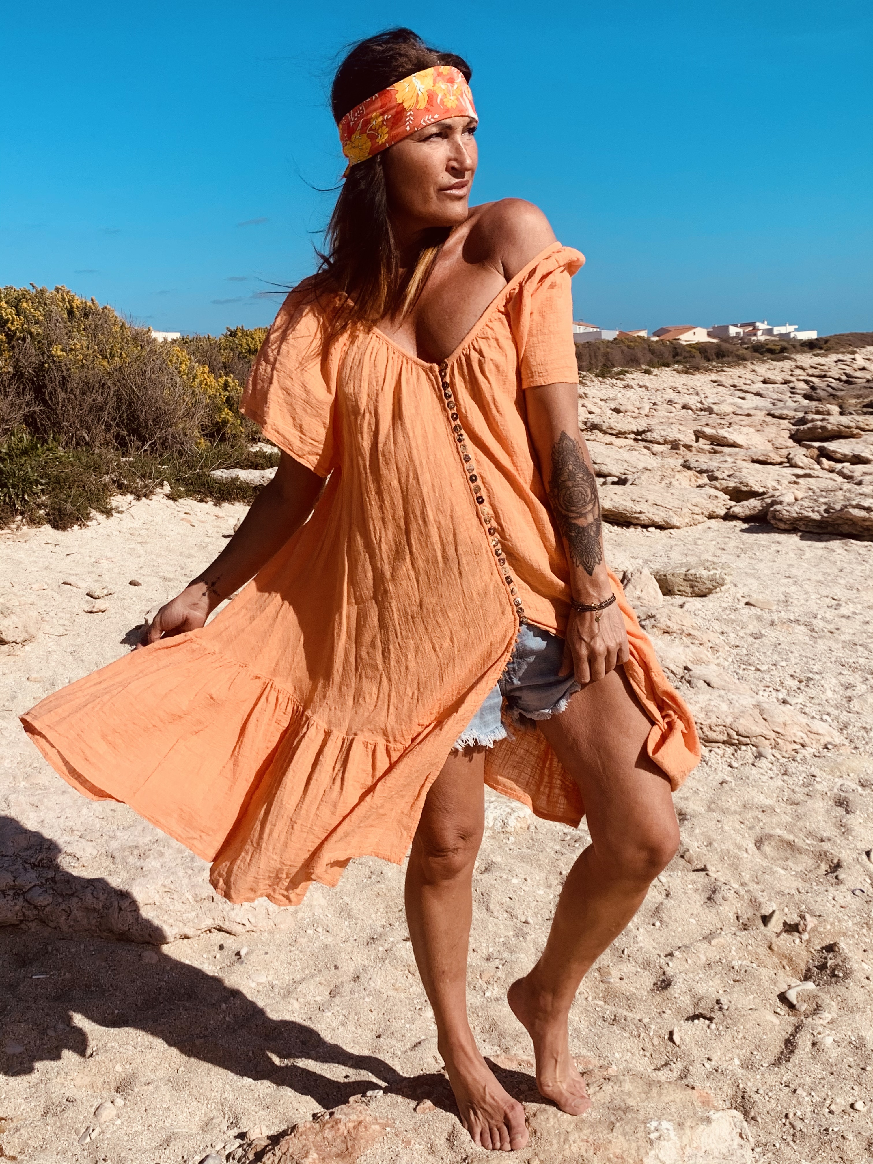 Robe Mini Dress OVERSIZE Wild Pure