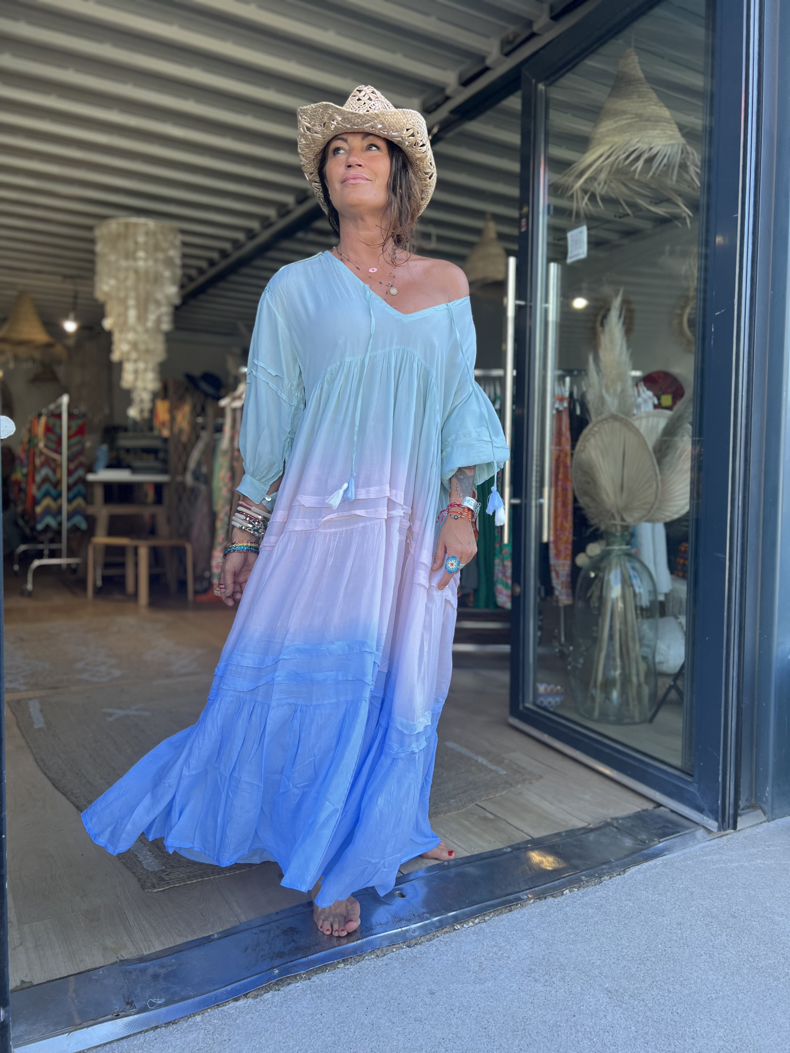 Robe Raynbow French Dress Blue 