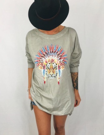 SWEAT LONG TIGER